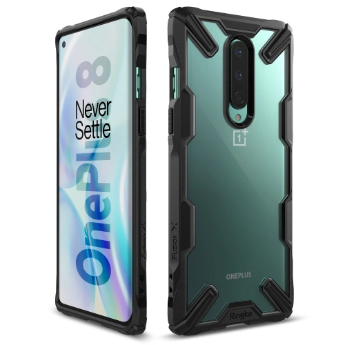 Buy Ringke Fusion-X OnePlus 8 Black - RGK1172BLK - {ean13} - Home Screen Store Europe