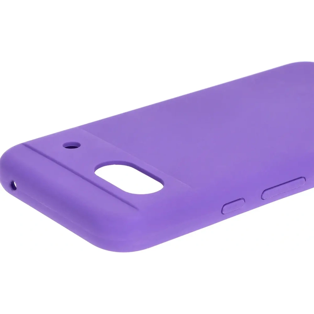 Silikonowe etui Bizon Soft Case do Google Pixel 8a fioletowe