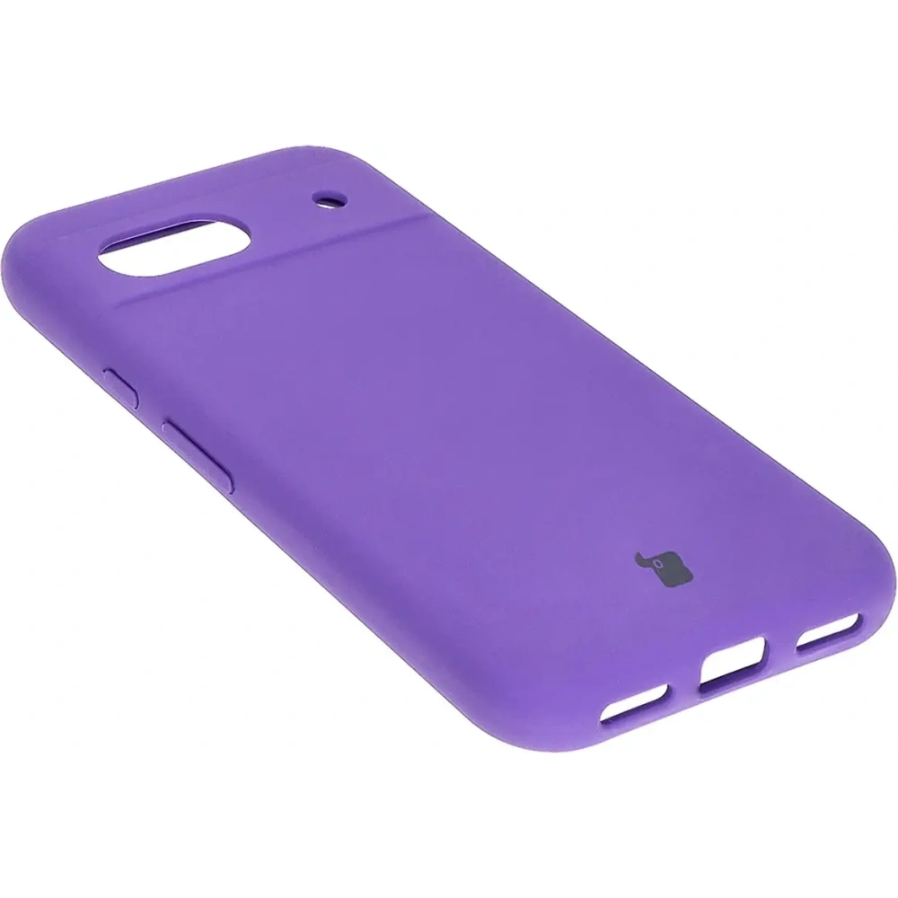 Silikonowe etui Bizon Soft Case do Google Pixel 8a fioletowe