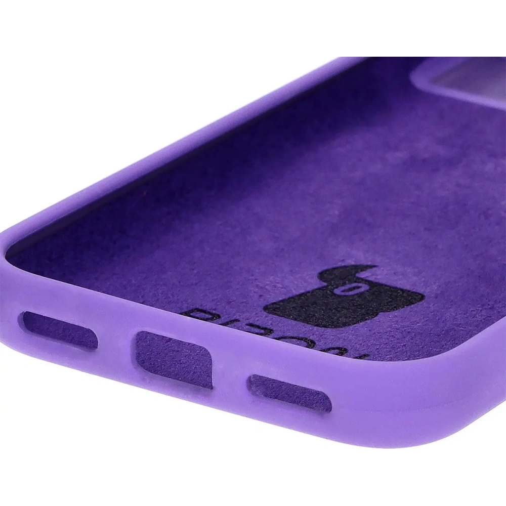 Silikonowe etui Bizon Soft Case do Google Pixel 8a fioletowe