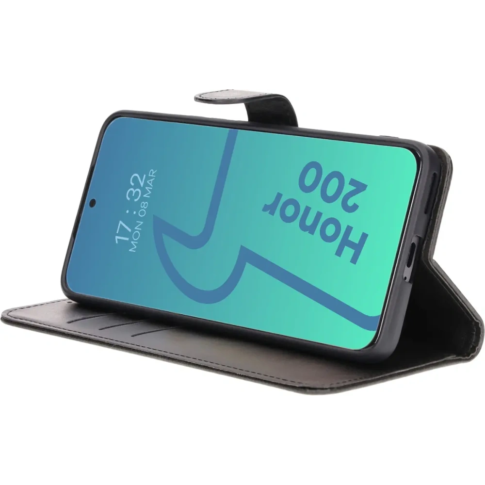 Etui z klapką Bizon Case Pocket do Honor 200 czarne