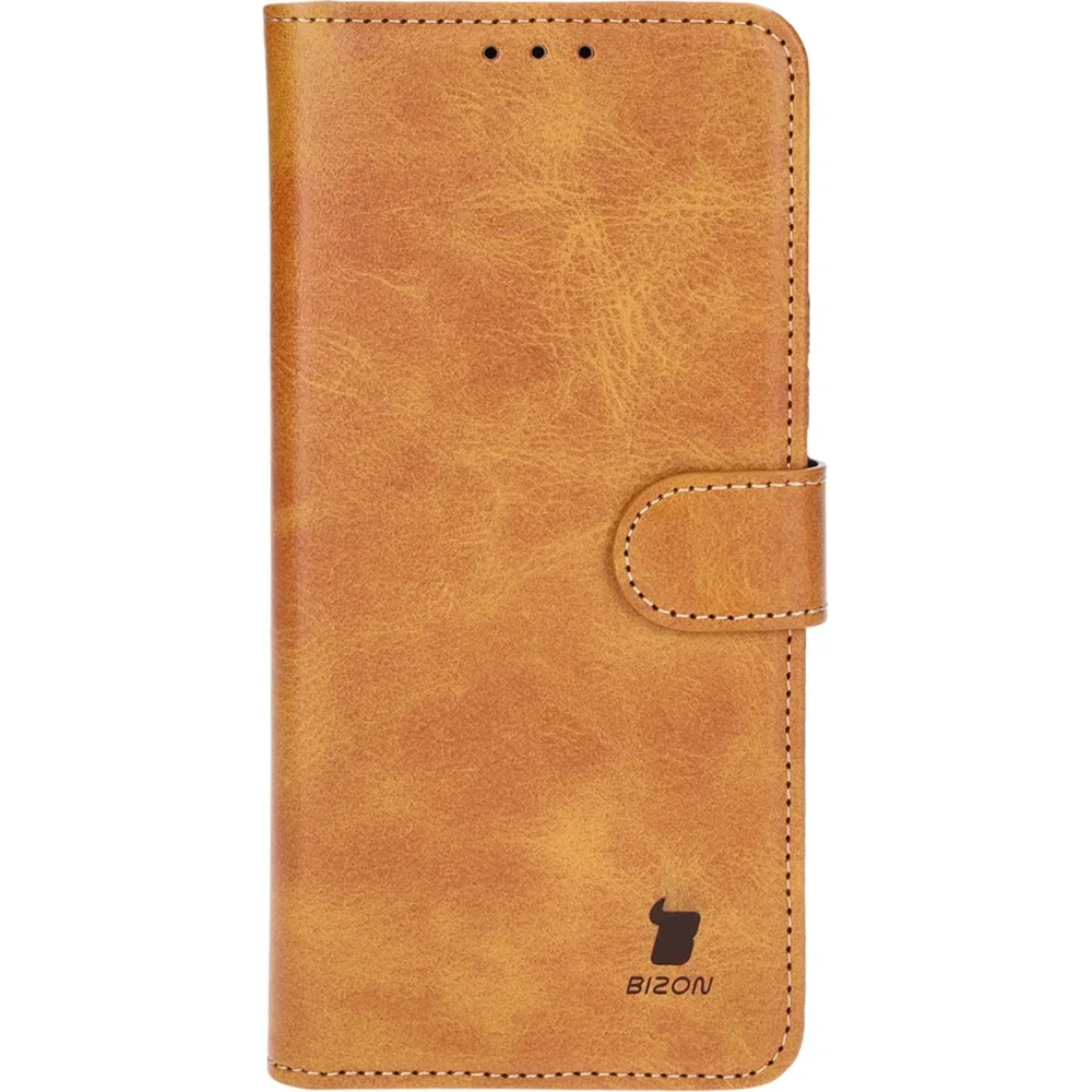 Etui z klapką Bizon Case Pocket do Honor 200 brązowe