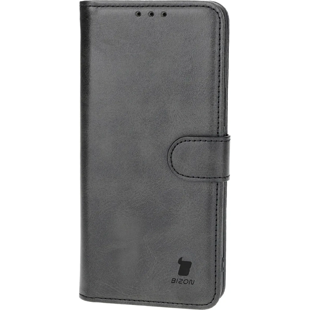 Etui z klapką Bizon Case Pocket do Honor 200 Pro czarne