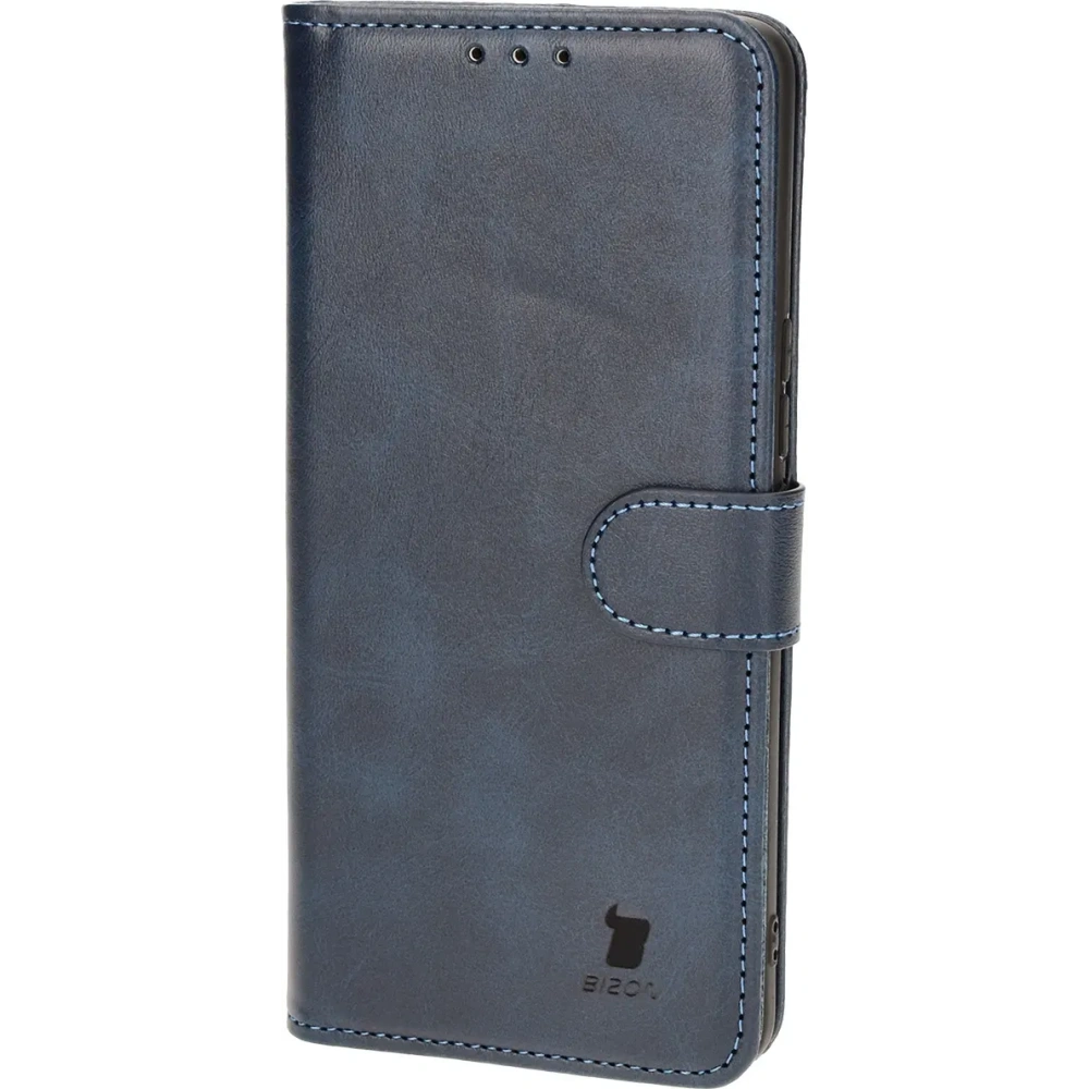 Etui z klapką Bizon Case Pocket do Honor 200 Pro granatowe