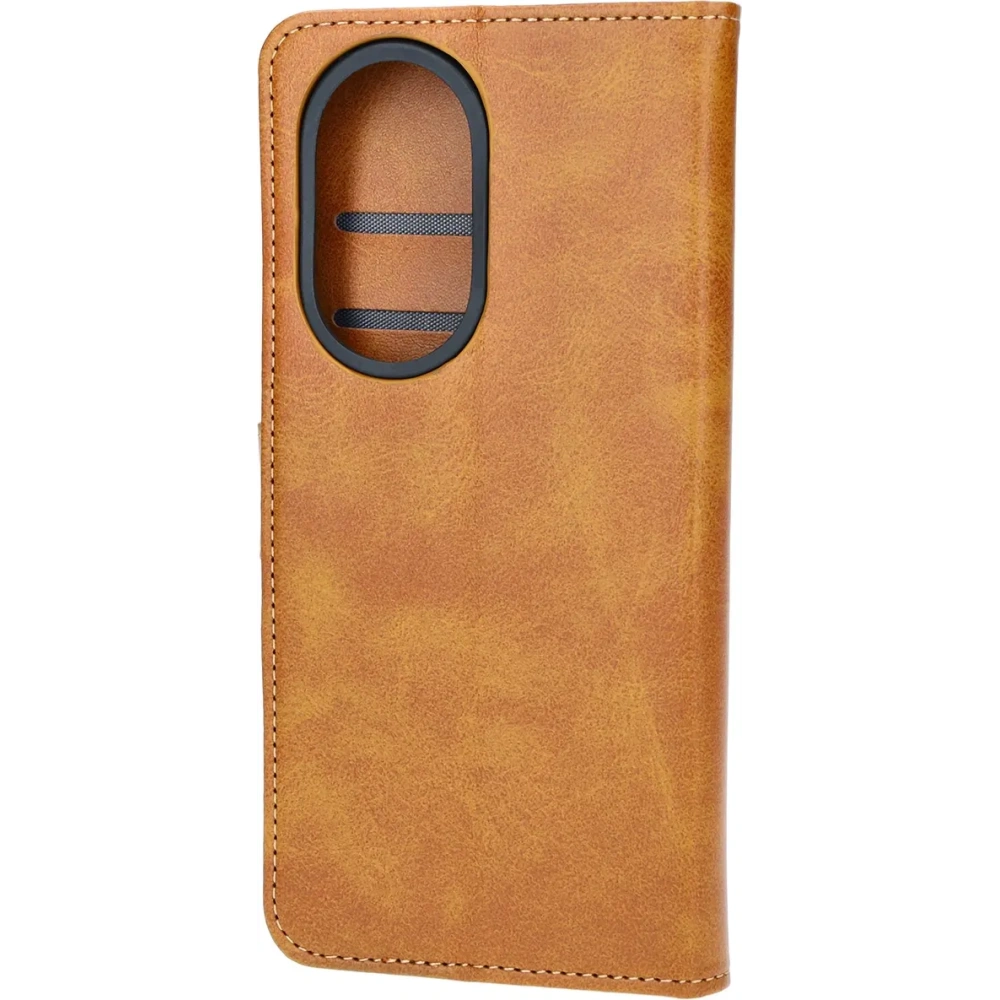 Etui z klapką Bizon Case Pocket do Honor 200 Pro brązowe