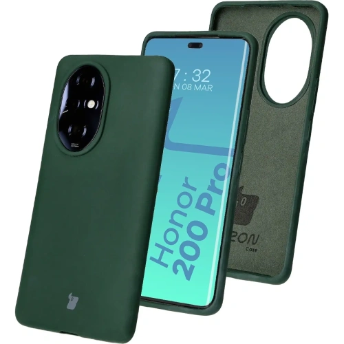 Kup Bizon Soft Case Honor 200 Pro dunkelgrün - BIZ6138 - {ean13} - Sklep Home Screen