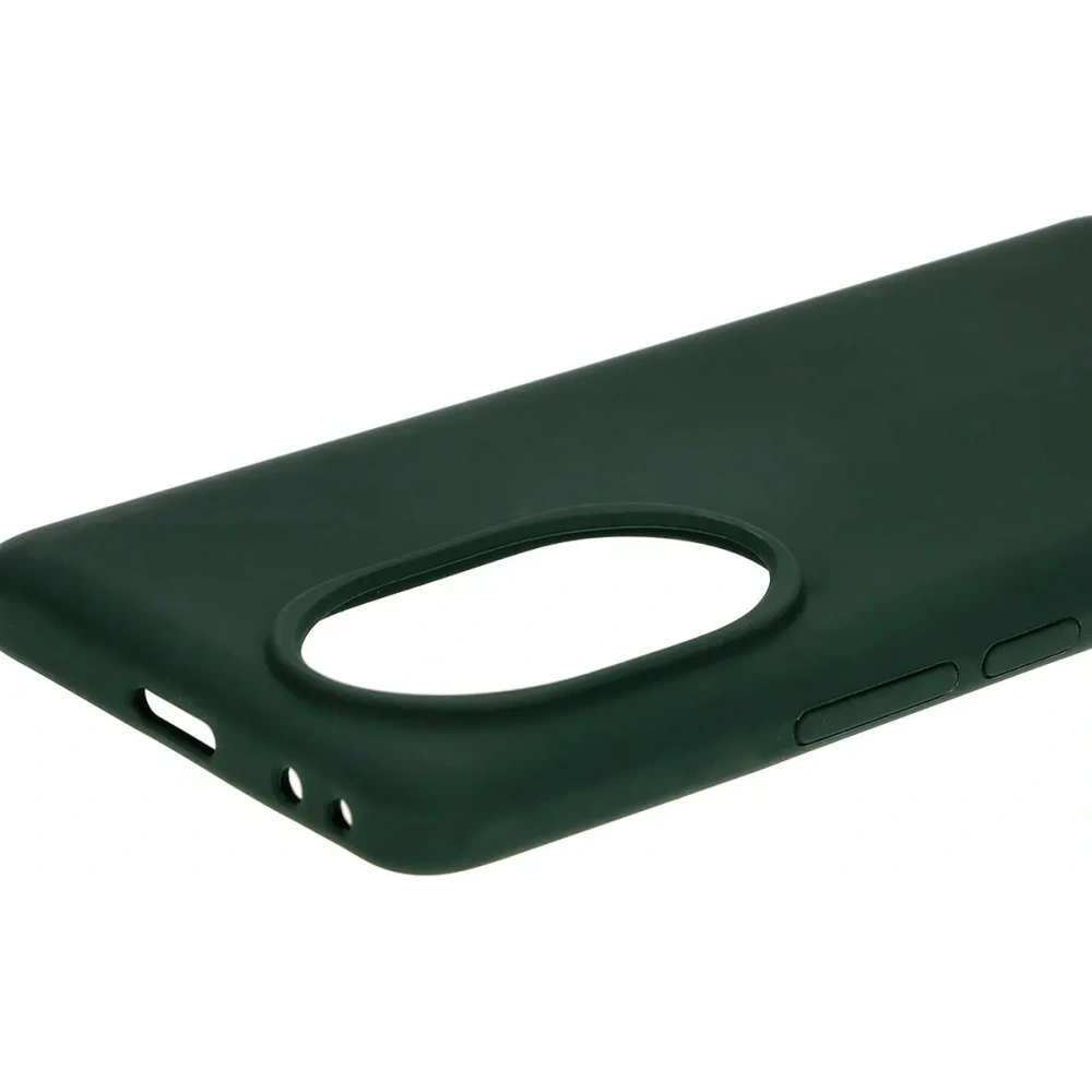 Silikonowe etui Bizon Soft Case do Honor 200 Pro ciemnozielone