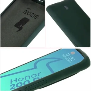 Kup Silikonové pouzdro Bizon Soft Case pro Honor 200 Pro tmavě zelené - BIZ6138 - {ean13} - Sklep Home Screen
