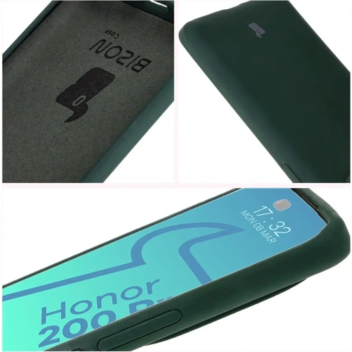Kup Silikonové pouzdro Bizon Soft Case pro Honor 200 Pro tmavě zelené - BIZ6138 - {ean13} - Sklep Home Screen