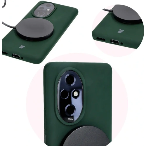 Kup Bizon Soft Case Honor 200 Pro dunkelgrün - BIZ6138 - {ean13} - Sklep Home Screen