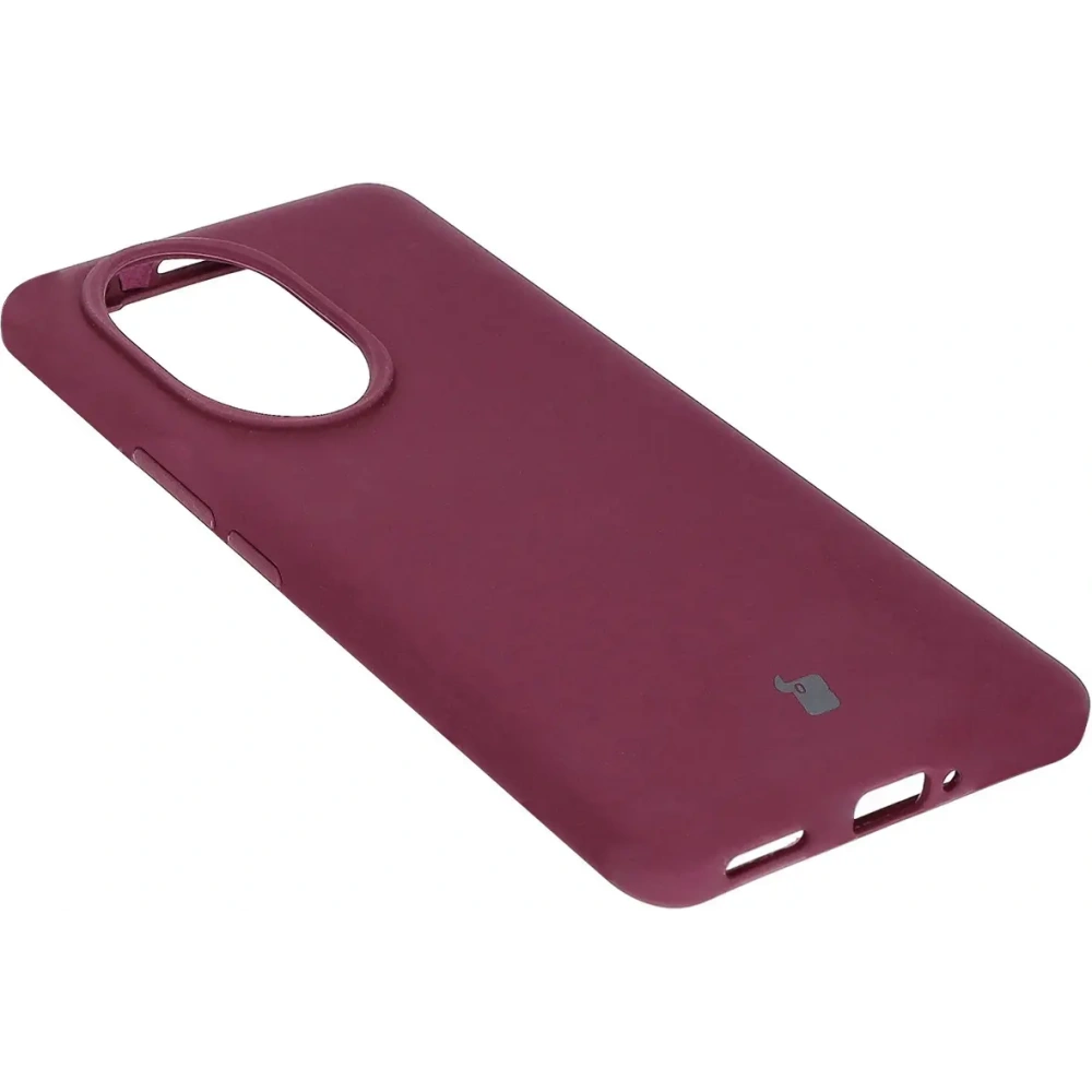 Silikonowe etui Bizon Soft Case do Honor 200 Pro ciemnofioletowe