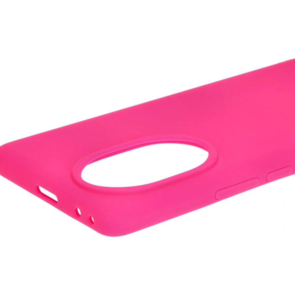 Silikonowe etui Bizon Soft Case do Honor 200 Pro neonowo-różowe