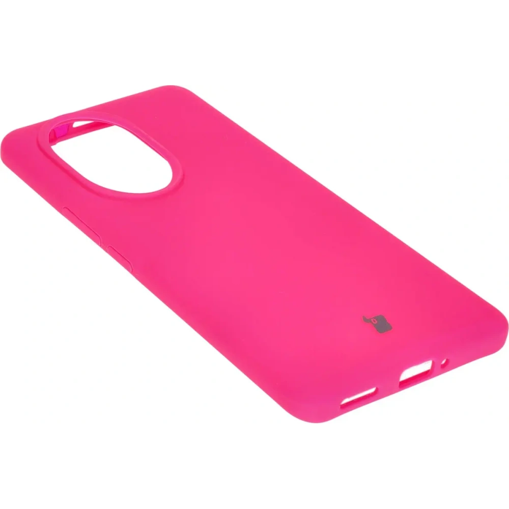 Silikonowe etui Bizon Soft Case do Honor 200 Pro neonowo-różowe
