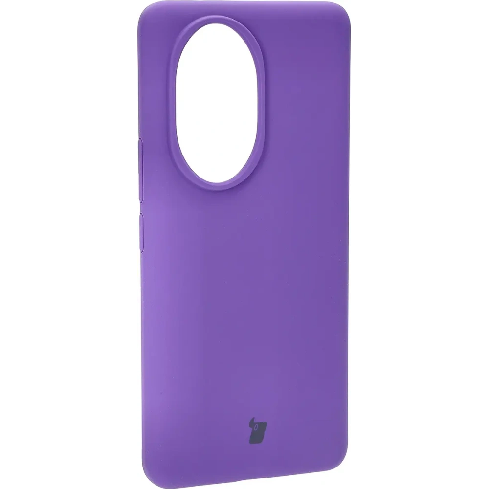 Silikonowe etui Bizon Soft Case do Honor 200 Pro fioletowe