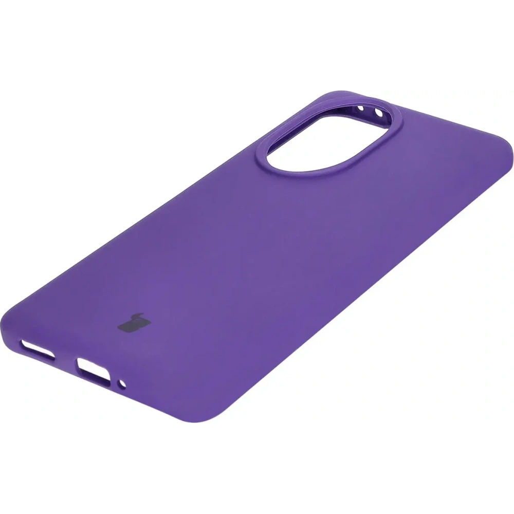 Silikonowe etui Bizon Soft Case do Honor 200 Pro fioletowe