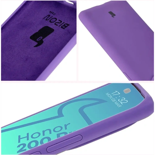 Kup Silikonové pouzdro Bizon Soft Case pro Honor 200 Pro fialové - BIZ6141 - {ean13} - Sklep Home Screen