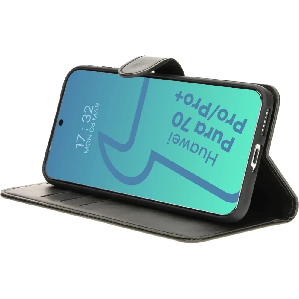 Etui z klapką Bizon Case Pocket do Huawei Pura 70 Pro / Pro+ czarne