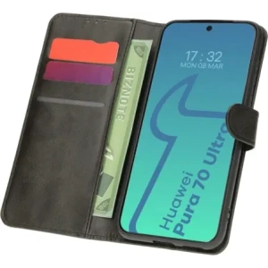 Kup Etui z klapką Bizon Case Pocket do Huawei Pura 70 Ultra czarne - BIZ6144 - {ean13} - Sklep Home Screen