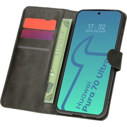 Kup Etui s klopou Bizon Case Pocket do Huawei Pura 70 Ultra černé - BIZ6144 - {ean13} - Sklep Home Screen