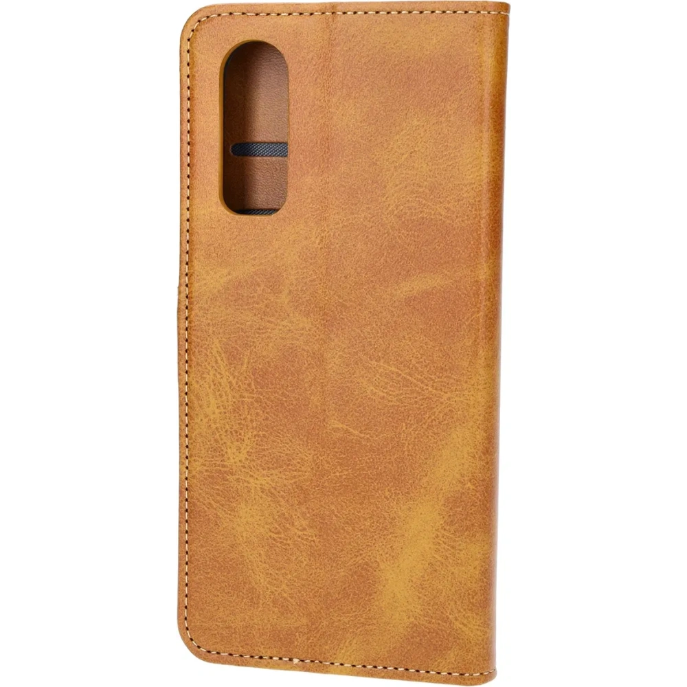 Etui z klapką Bizon Case Pocket do OnePlus Nord CE4 Lite 5G brązowe