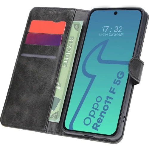 Kup Etui z klapką Bizon Case Pocket do Oppo Reno11 F 5G czarne - BIZ6146 - {ean13} - Sklep Home Screen