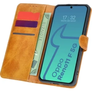 Bizon Case Pocket Oppo Reno11 F 5G brown