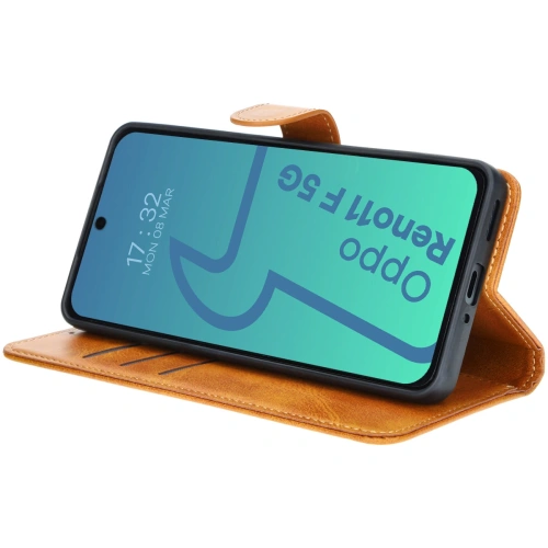 Kup Etui z klapką Bizon Case Pocket do Oppo Reno11 F 5G brązowe - BIZ6148 - {ean13} - Sklep Home Screen