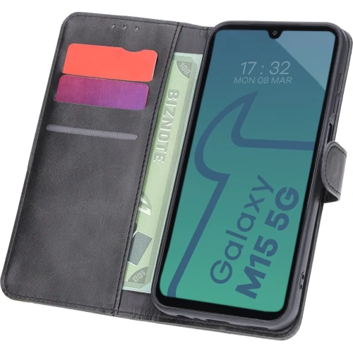 Kup Etui z klapką Bizon Case Pocket do Samsung Galaxy M15 5G czarne - BIZ6149 - {ean13} - Sklep Home Screen