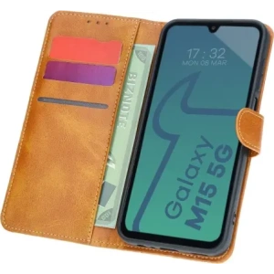 Kup Bizon tok zseb Samsung Galaxy M15 5G barna - BIZ6151 - {ean13} - Sklep Home Screen