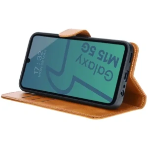 Kup Bizon tok zseb Samsung Galaxy M15 5G barna - BIZ6151 - {ean13} - Sklep Home Screen
