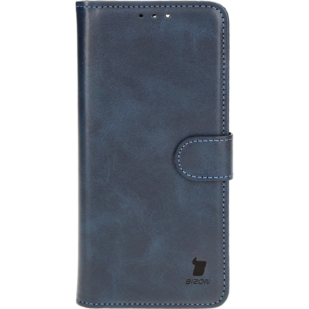 Etui z klapką Bizon Case Pocket do Xiaomi Poco F6 granatowe