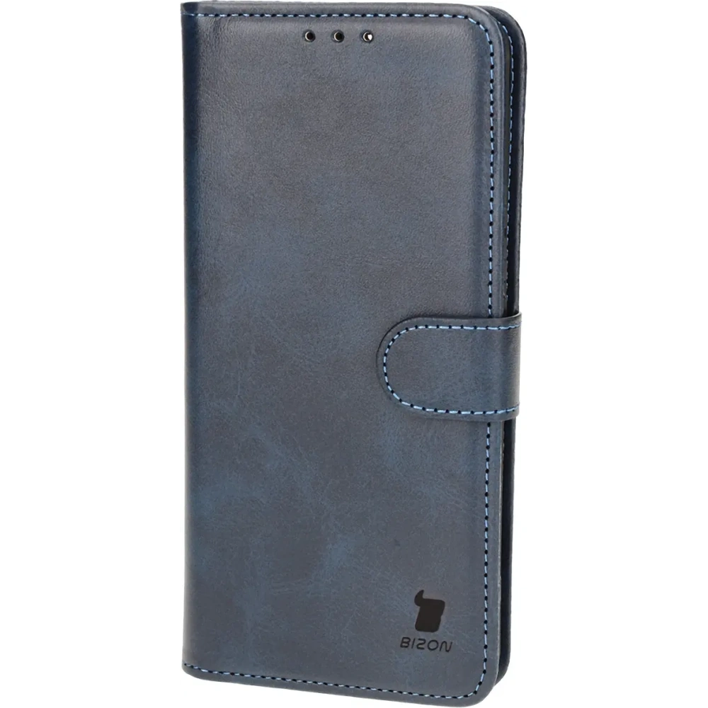 Etui z klapką Bizon Case Pocket do Xiaomi Poco F6 granatowe
