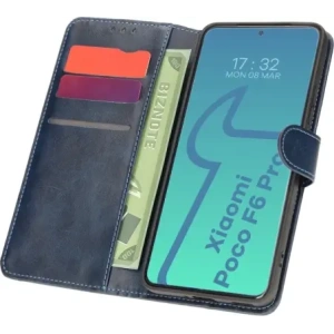 Kup Etui s klopou Bizon Case Pocket pro Xiaomi Poco F6 Pro modré - BIZ6156 - {ean13} - Sklep Home Screen