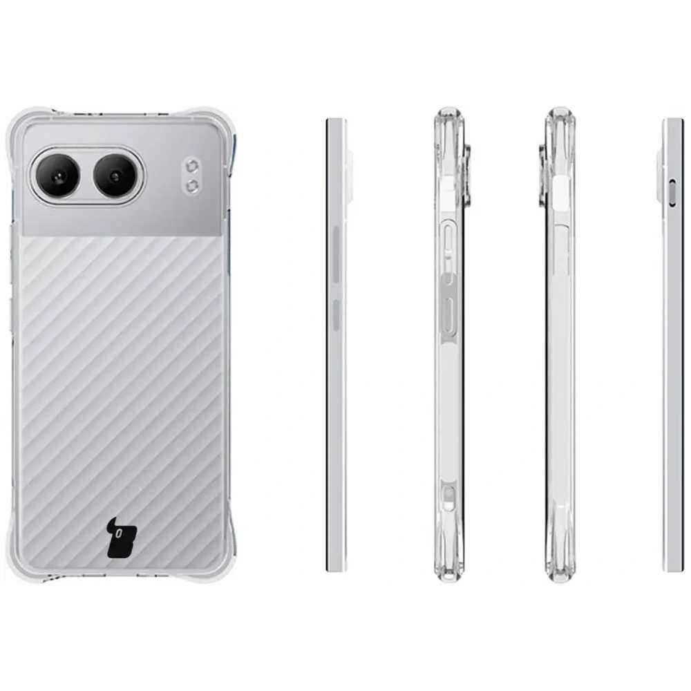Elastyczne etui Bizon Case Salpa do OnePlus Nord 4 przezroczyste