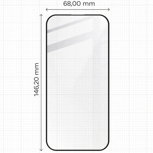 Kup Bizon Glass Edge 2 Apple iPhone 16 Pro negru - BIZ6159 - {ean13} - Sklep Home Screen