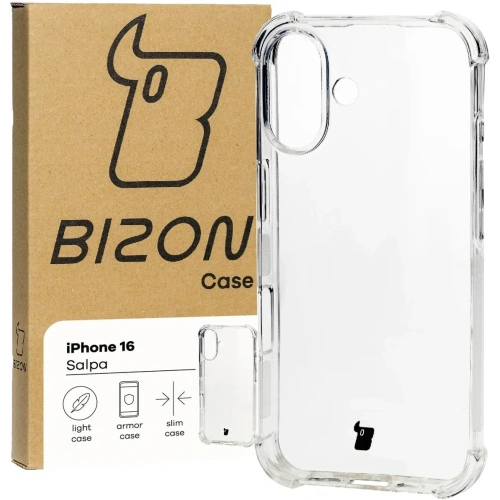 Buy Bizon Case Salpa Apple iPhone 16 clear - BIZ6161 - {ean13} - Home Screen Store Europe