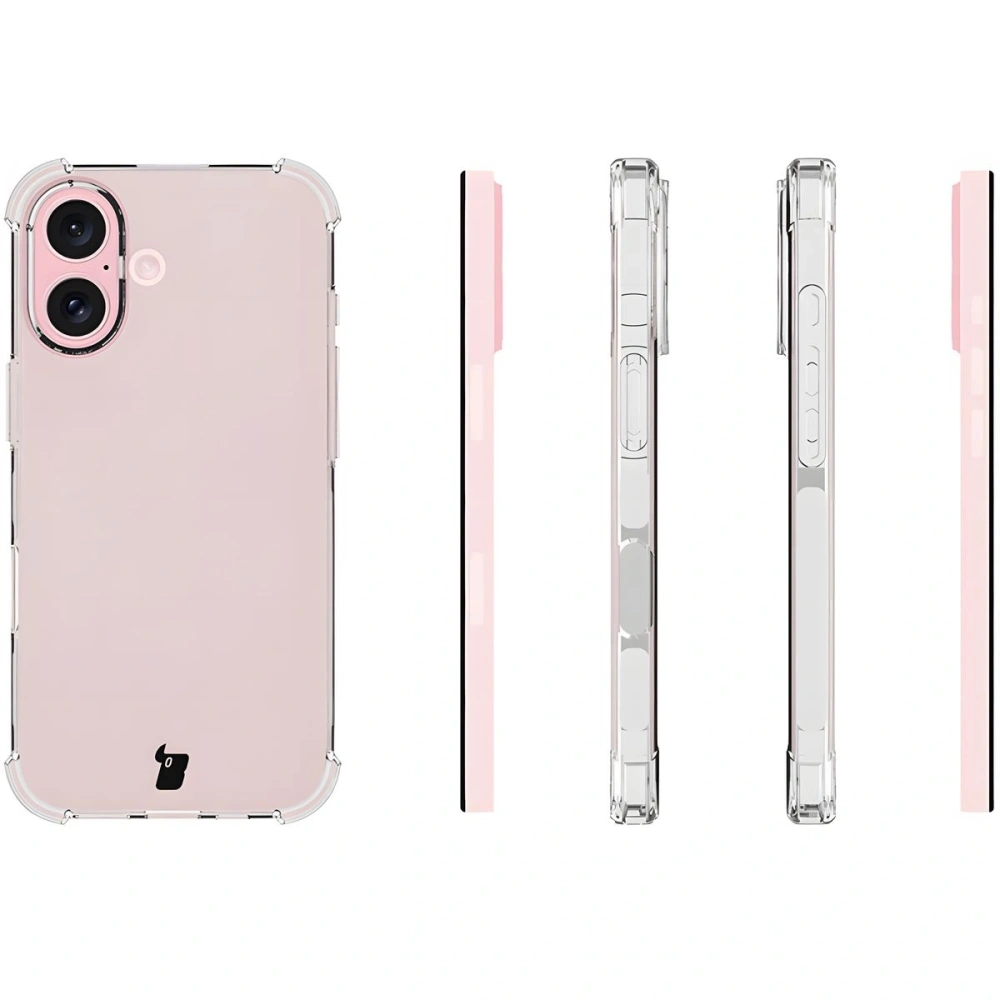 Elastyczne etui Bizon Case Salpa do Apple iPhone 16 przezroczyste
