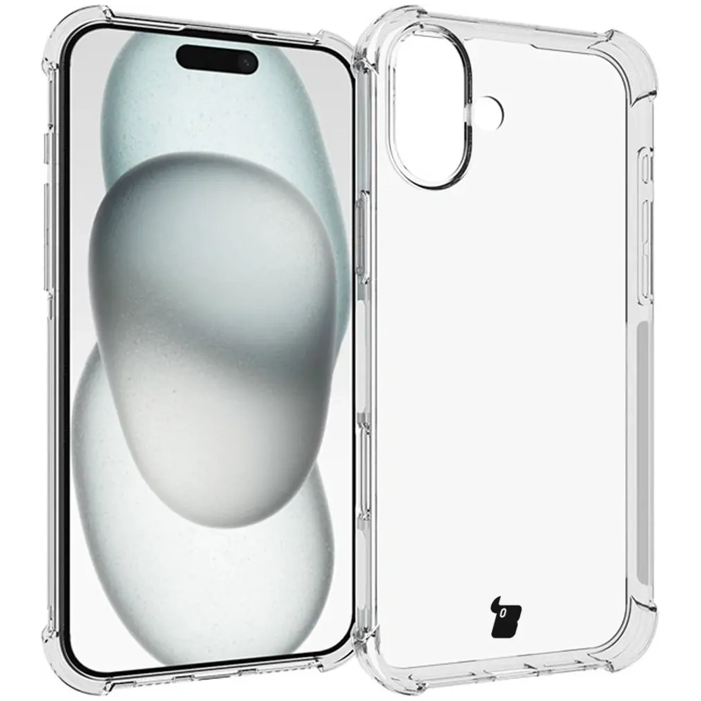 Elastyczne etui Bizon Case Salpa do Apple iPhone 16 Plus przezroczyste