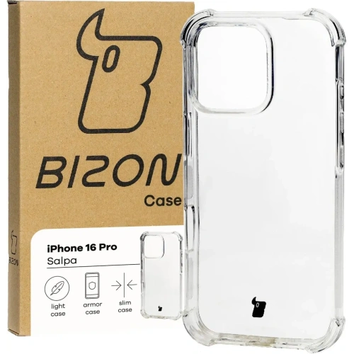 Kup Elastické pouzdro Bizon Case Salpa pro Apple iPhone 16 Pro průhledné - BIZ6165 - {ean13} - Sklep Home Screen