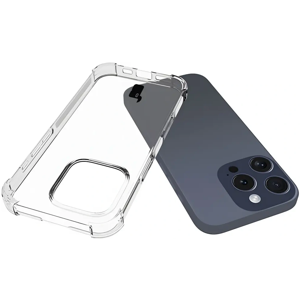 Elastyczne etui Bizon Case Salpa do Apple iPhone 16 Pro przezroczyste