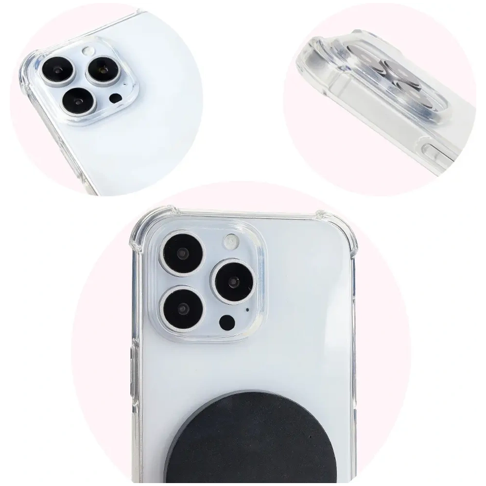 Elastyczne etui Bizon Case Salpa do Apple iPhone 16 Pro przezroczyste