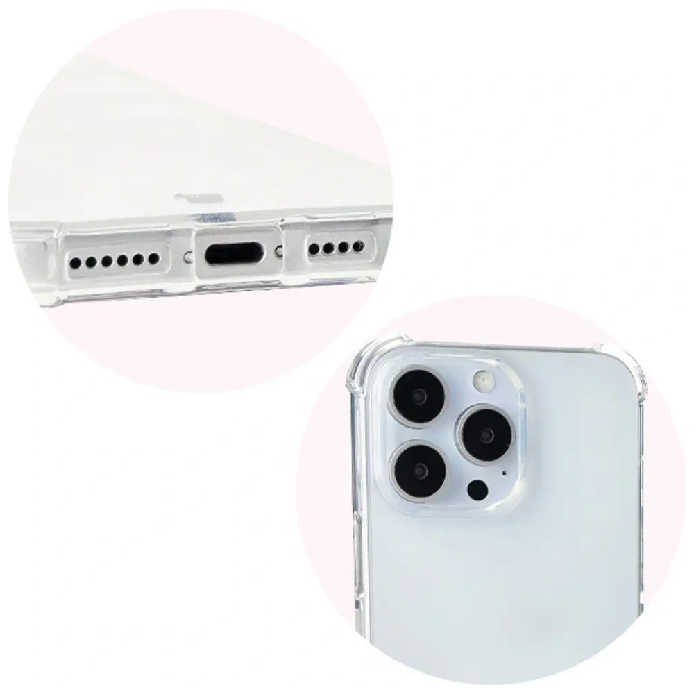 Elastyczne etui Bizon Case Salpa do Apple iPhone 16 Pro przezroczyste