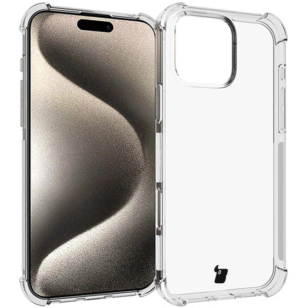 Elastyczne etui Bizon Case Salpa do Apple iPhone 16 Pro Max przezroczyste