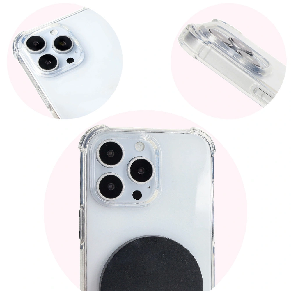 Elastyczne etui Bizon Case Salpa do Apple iPhone 16 Pro Max przezroczyste