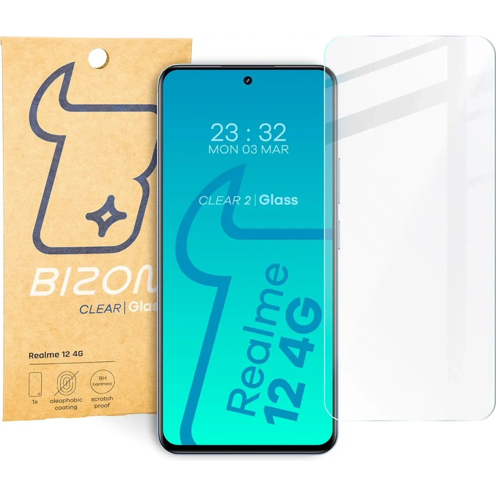 Szkło hartowane Bizon Glass Clear 2 do Realme 12 4G