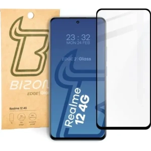 Buy Bizon Glass Edge 2 Realme 12 4G black - BIZ6168 - {ean13} - Home Screen Store Europe