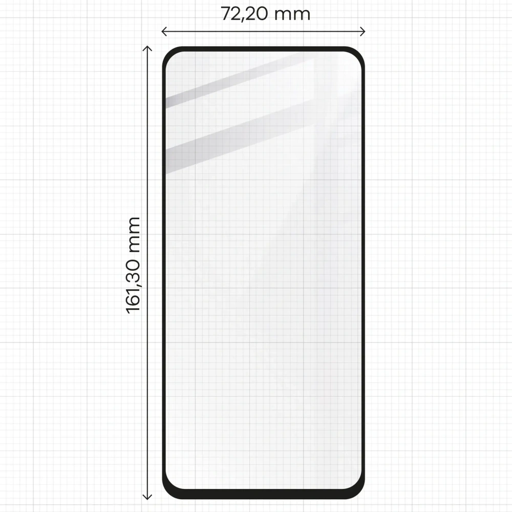Szkło hartowane Bizon Glass Edge 2 do Realme 12 4G czarna ramka