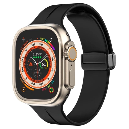 Kup Bizon szíjas óra szilikon Apple óra 44/45/46/49 mm fekete - BIZ6169 - {ean13} - Sklep Home Screen