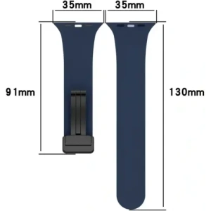 Kup Silikonový pásek Bizon Strap Watch Silicone do Apple Watch 44/45/46/49 mm modrý - BIZ6170 - {ean13} - Sklep Home Screen