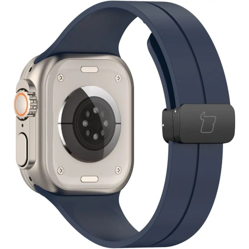 Kup Bizon szíjas óra szilikon Apple óra 44/45/46/49 mm sötétkék - BIZ6170 - {ean13} - Sklep Home Screen